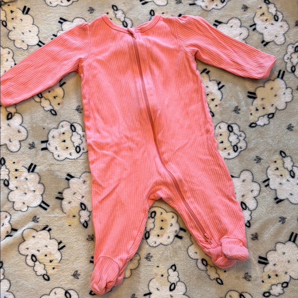 Wonder Nation Pink Cozy Footie One Piece